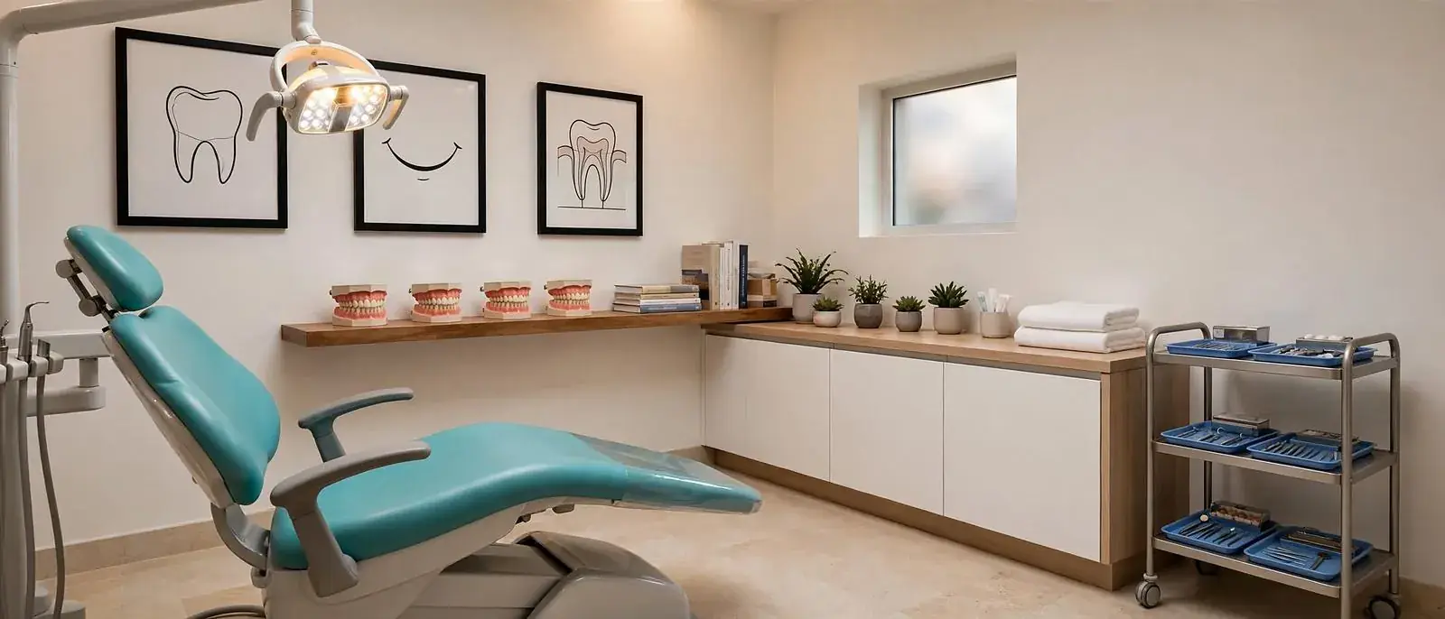 Consultorio de Clínica Dental Avelladent con sillón dental y equipos